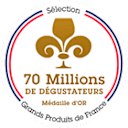 Medalha de Ouro 70 Millions de Dégustateurs