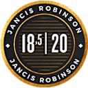 18.5/20 pontos Jancis Robinson 2011