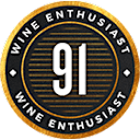 91 pontos Wine Enthusiast
