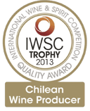 Produtor de Vinho Chileno do Ano pelo International Wine & Spirits Competition 2013