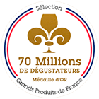 Medalha de Ouro 70 Millions de Dégustateurs