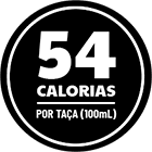 Selo 54 calorias por taça (100 mL)