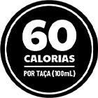 Selo 60 calorias por taça (100 mL)