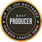 Best Producer up to 250 hectares pelo Golden League DWM 2022