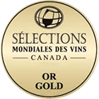 Medalha de Ouro Sélection Mondiale des Vins Canada