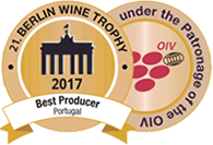 Melhor produtor de Portugal 2017 pelo Berliner Wine Trophy 2017
