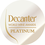 Medalha Platinum: 97 pontos Decanter
