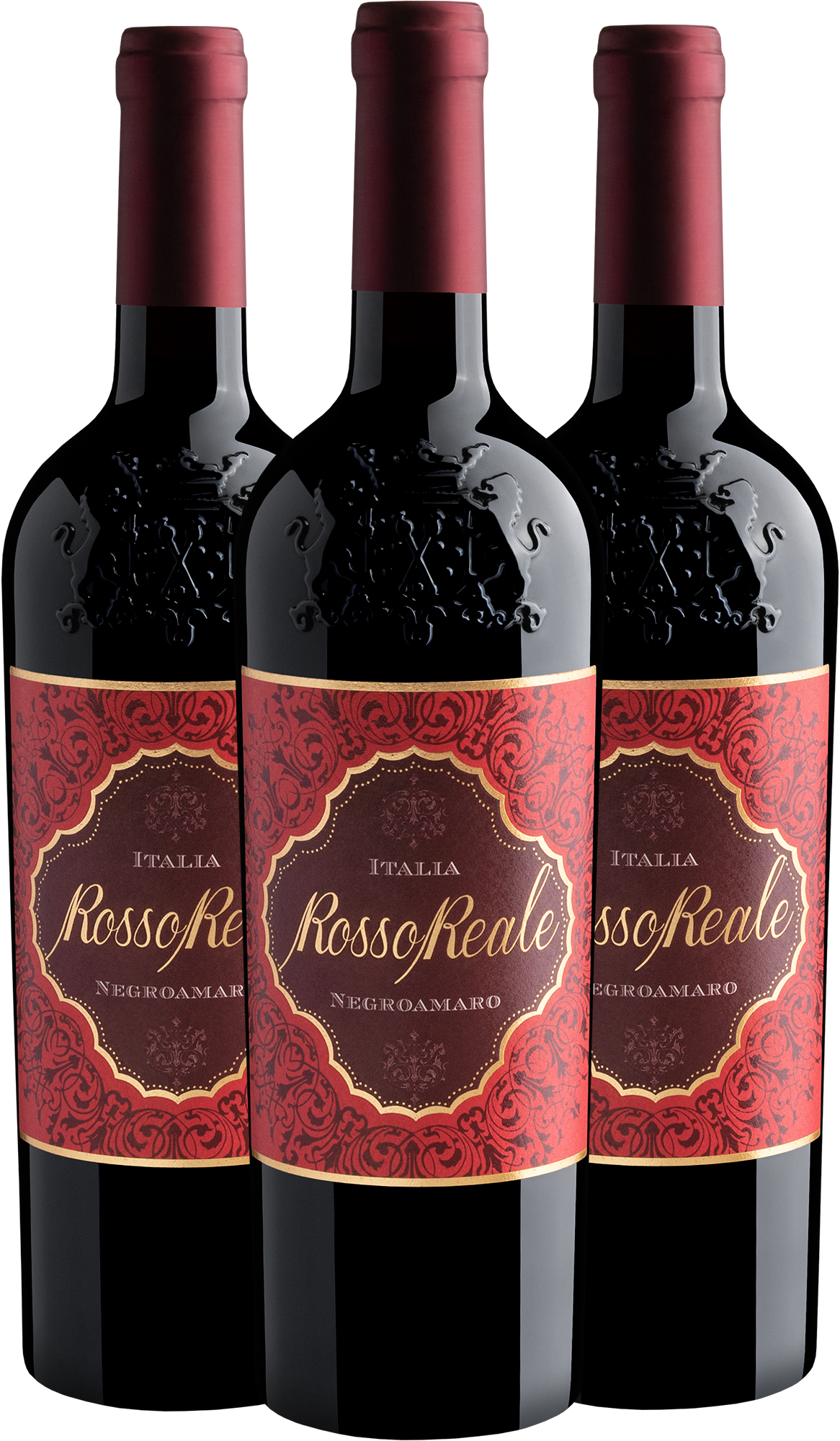 Kit com 3 Rosso Reale Negroamaro