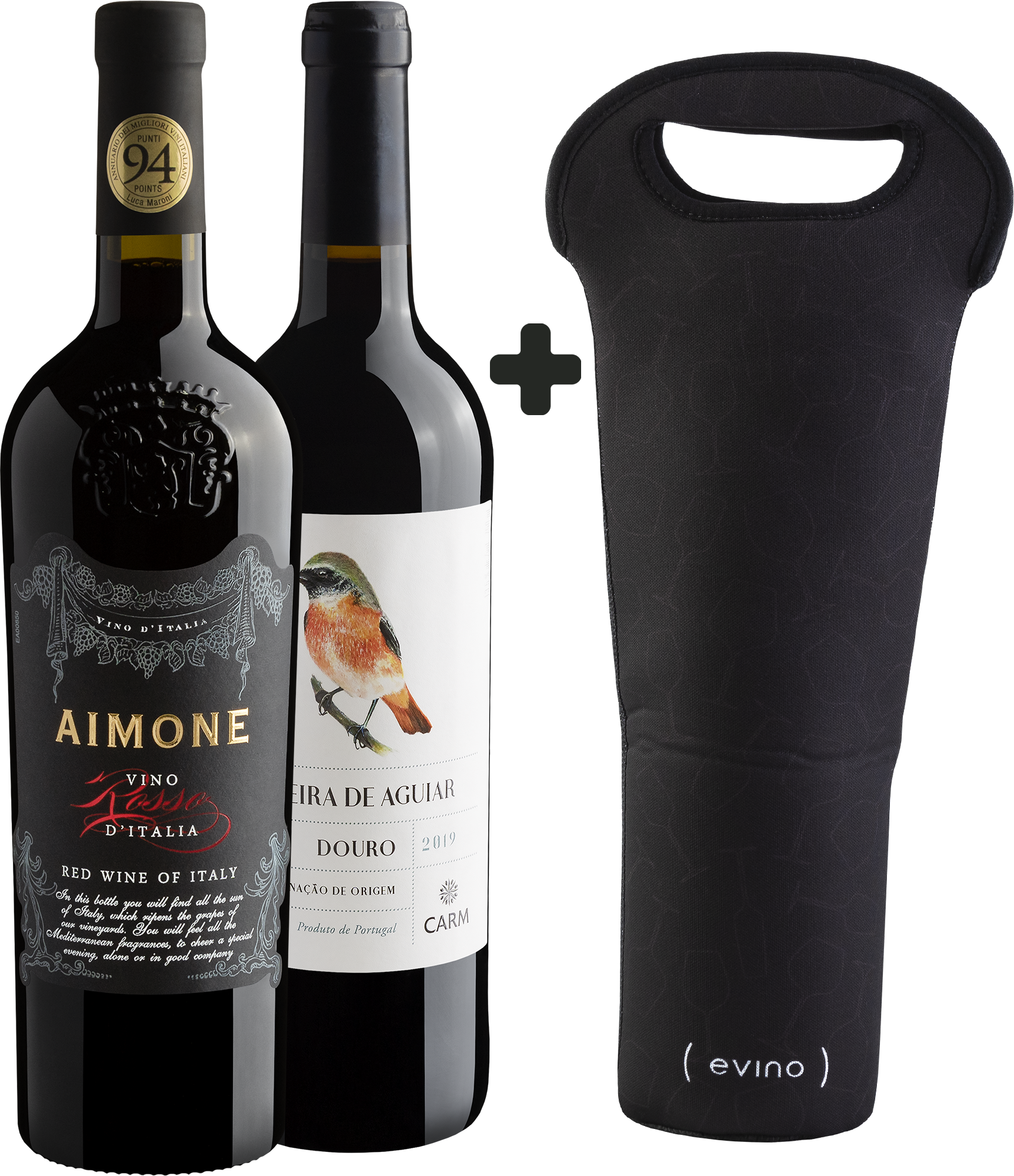 Kit Portugal e Itália + Porta-Vinho