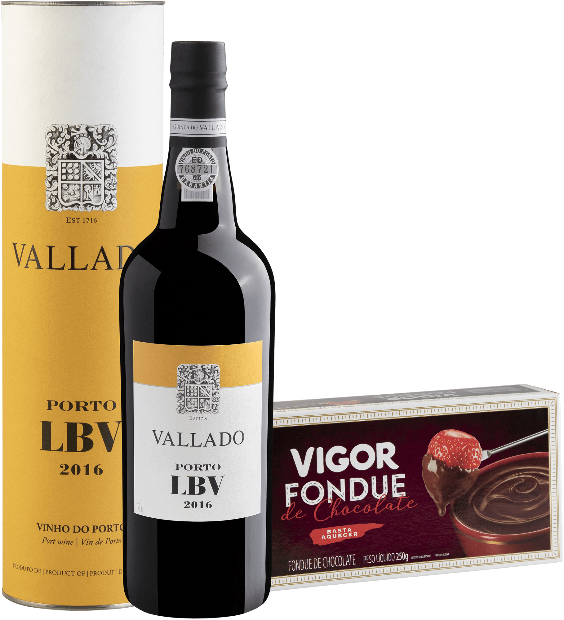 Kit Vinho do Porto + Fondue Chocolate