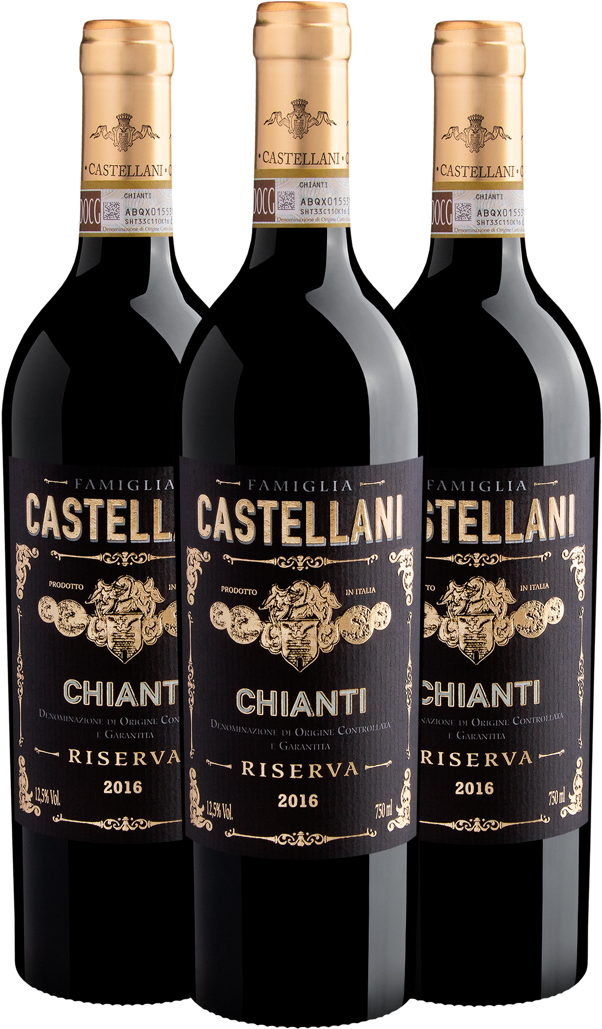 Kit 3 Famiglia Castellani Chianti Riserva DOCG 2016