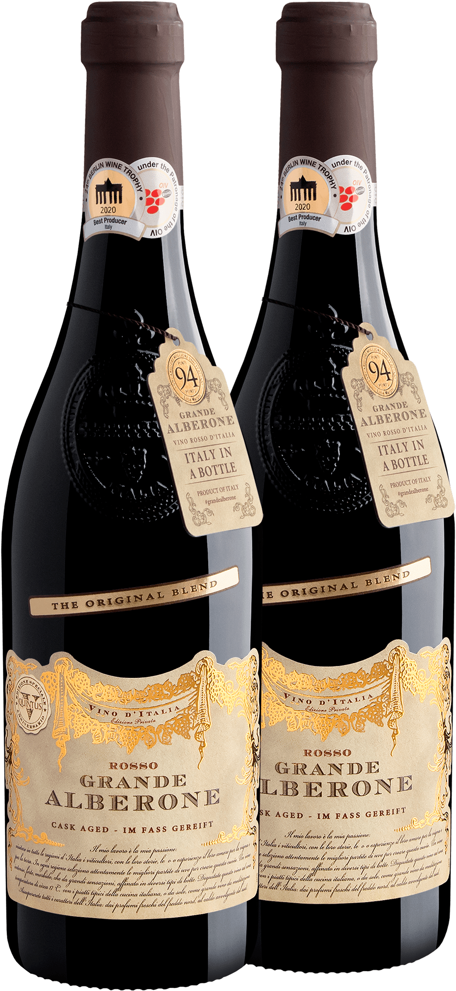 Kit 2 Grande Alberone Vino Rosso d'Italia