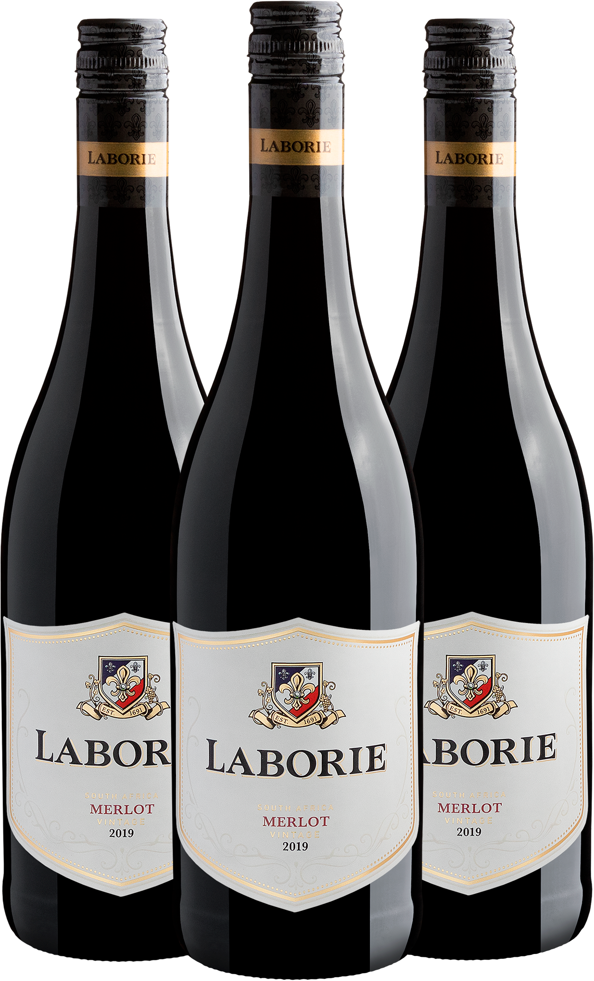 Kit 3 Laborie Merlot 2019 | R$59,90 por garrafa