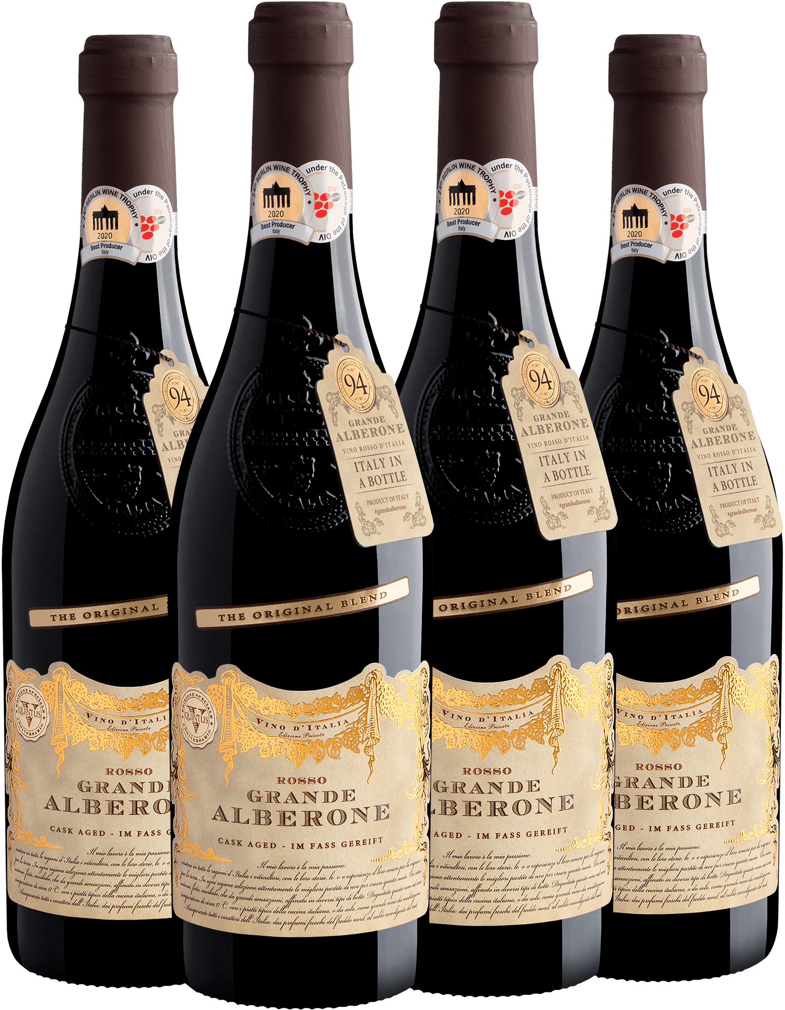 Kit Câmbio Congelado: 4 Grande Alberone Quintus
