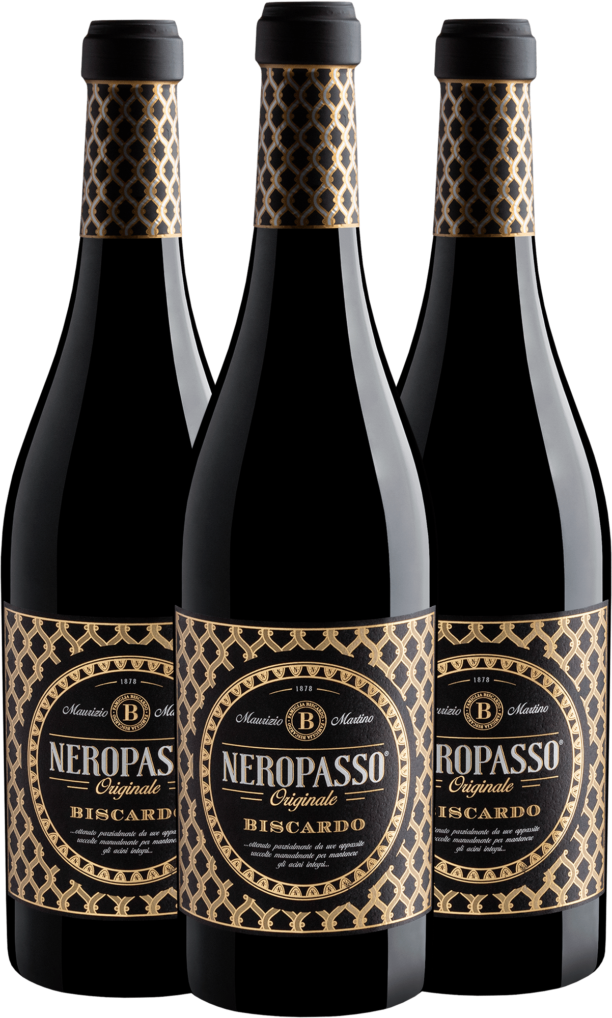 Loucura Campeã: Kit 3 Biscardo Neropasso Originale