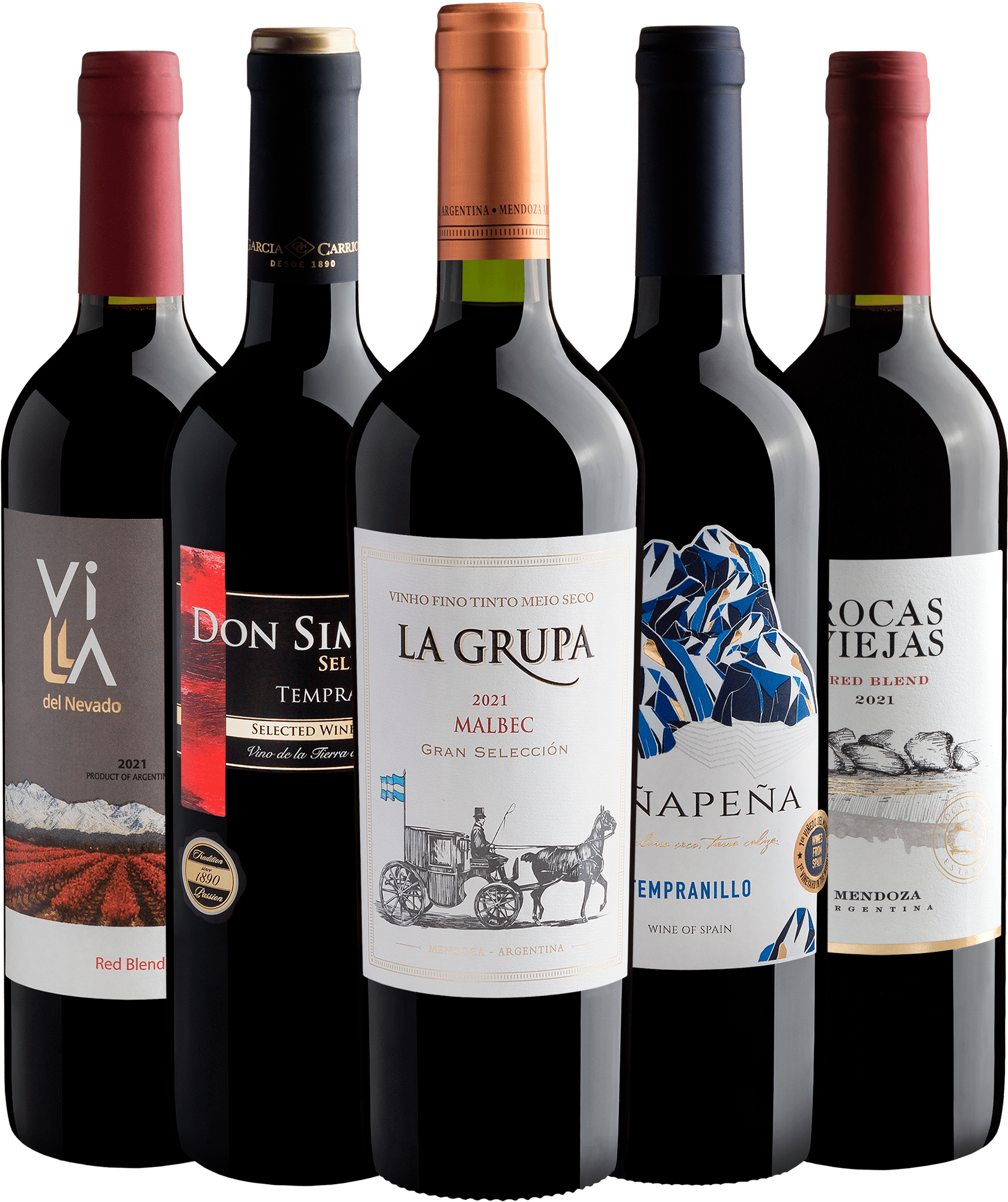 Kit 5 por R$139,90