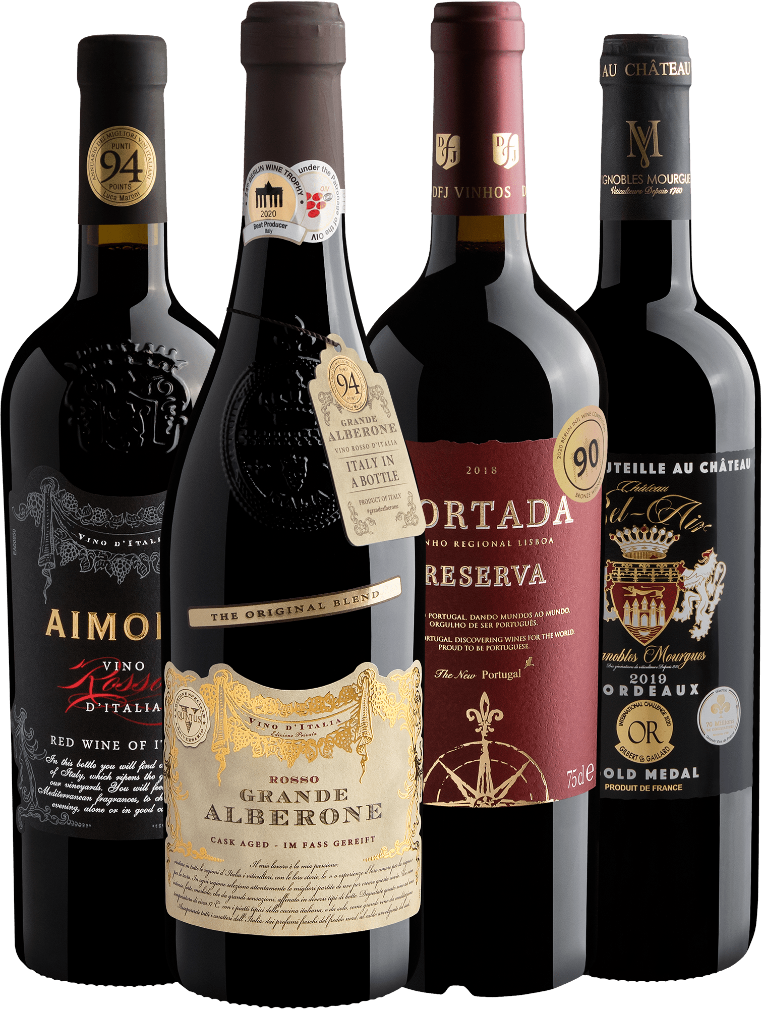 Kit Vinhos Premiados por R$69,90 cada