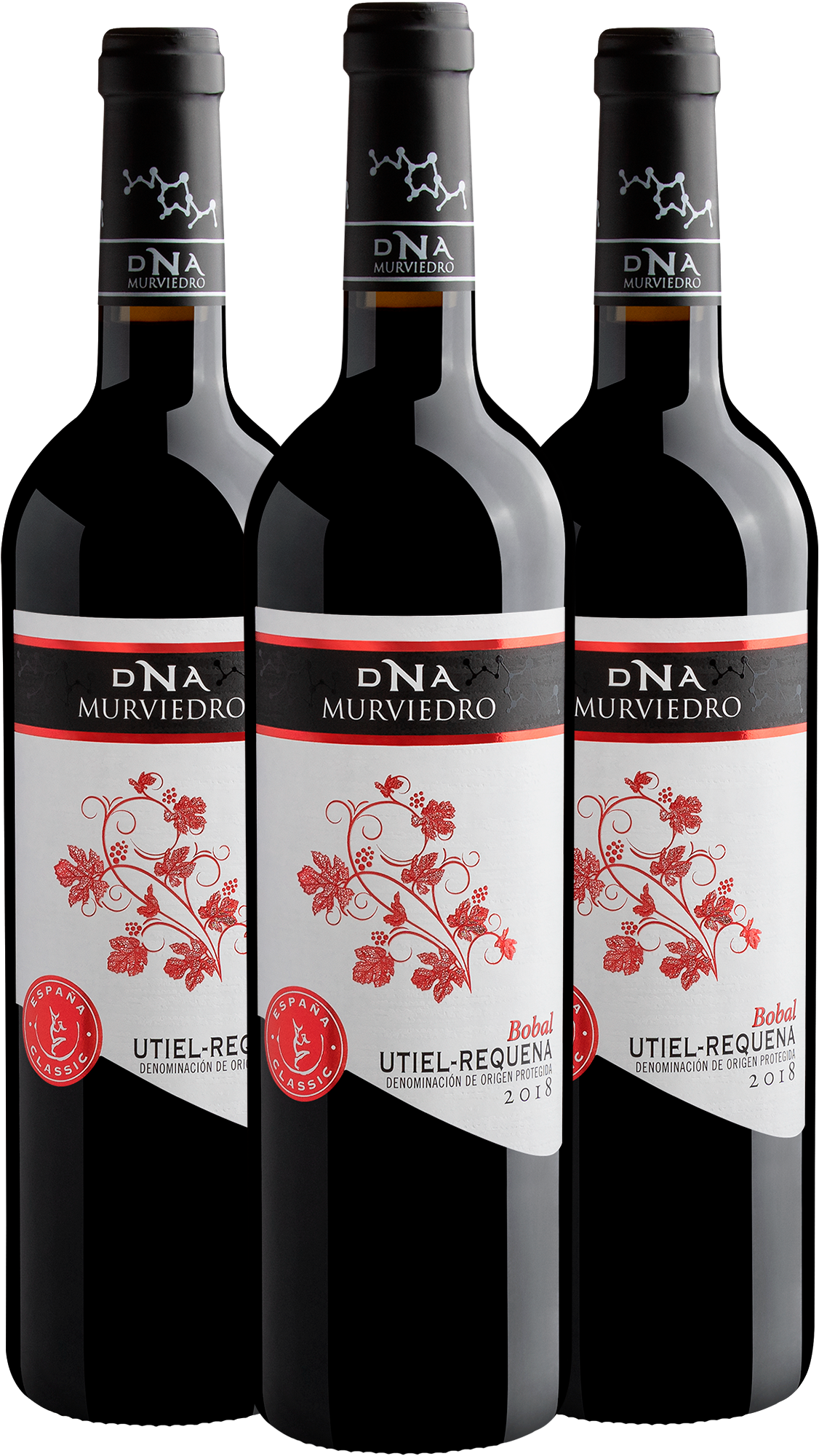 Kit 3 DNA Murviedro Bobal Utiel-Requena DOP 2018