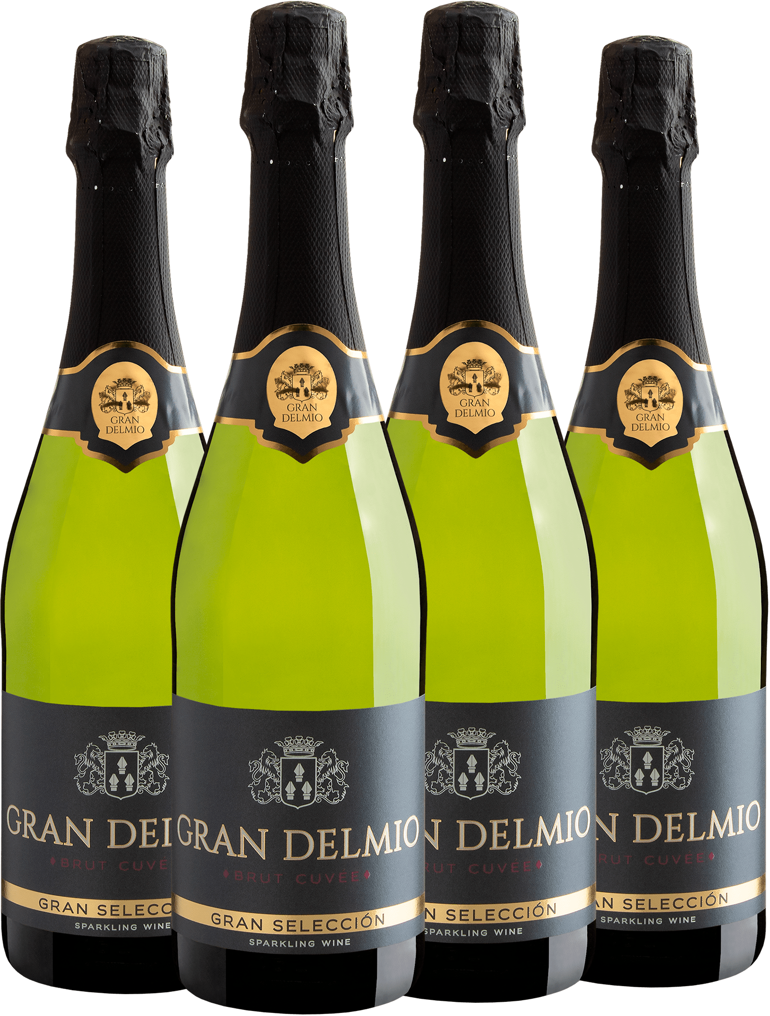 Kit 4 Gran Delmio Gran Selección Brut Cuvée | R$37,90 cada garrafa