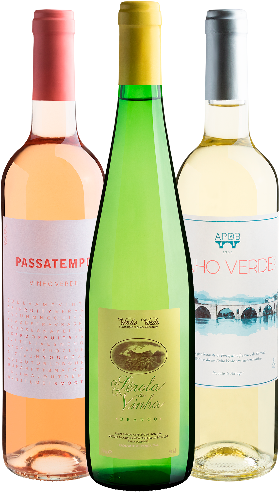 Kit Vinho Verde por R$39,90 cada garrafa