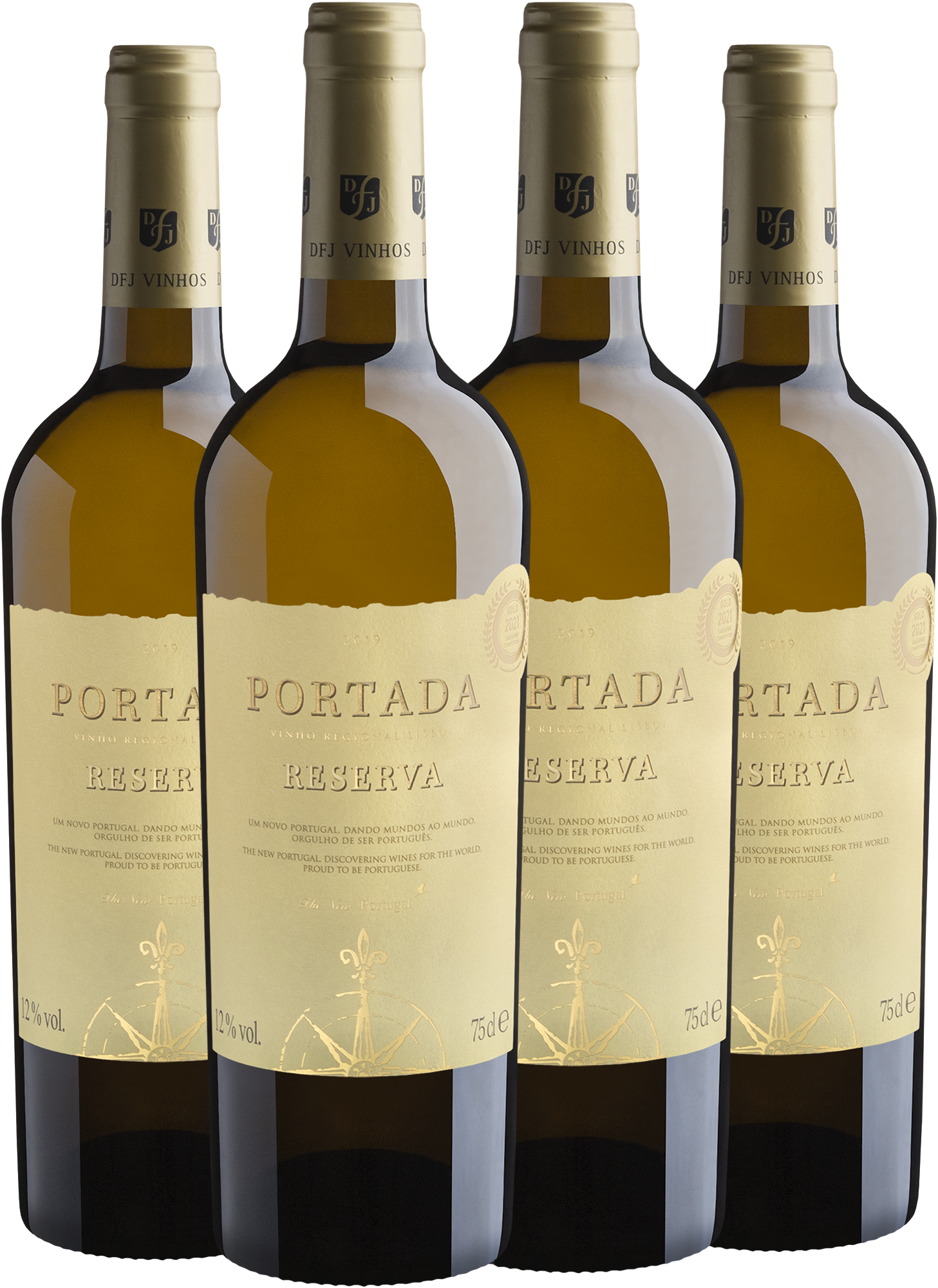 Kit 4 Portada Reserva Branco 2019