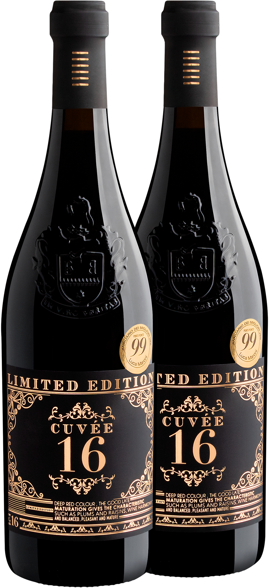 Kit 2 Cuvée 16 Limited Edition Vino Rosso d'Italia por R$125,91 cada garrafa com cupom