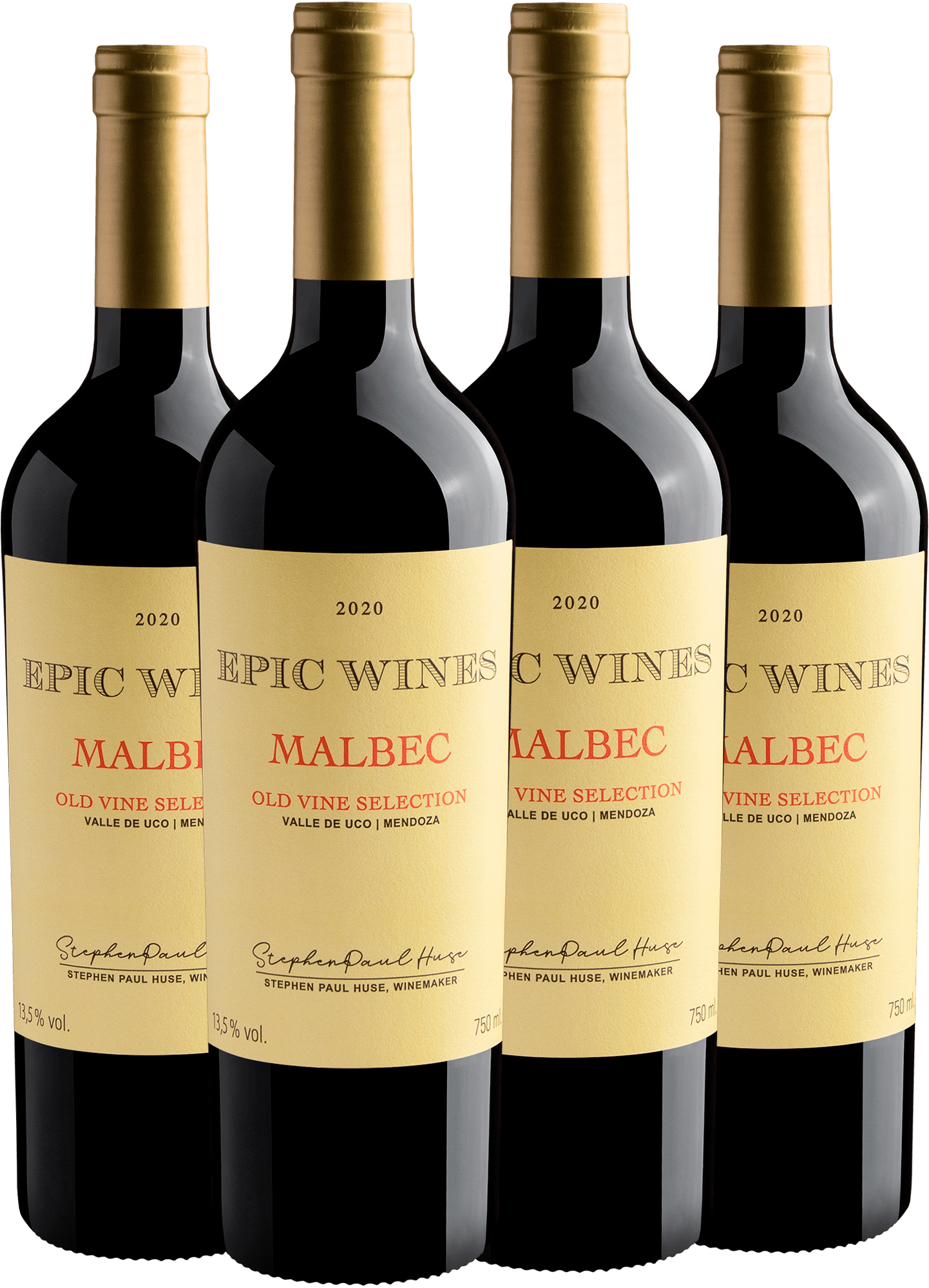 Kit 4 Belhara Estate Epic Wines Malbec Limited Edition por R$34,90 cada garrafa