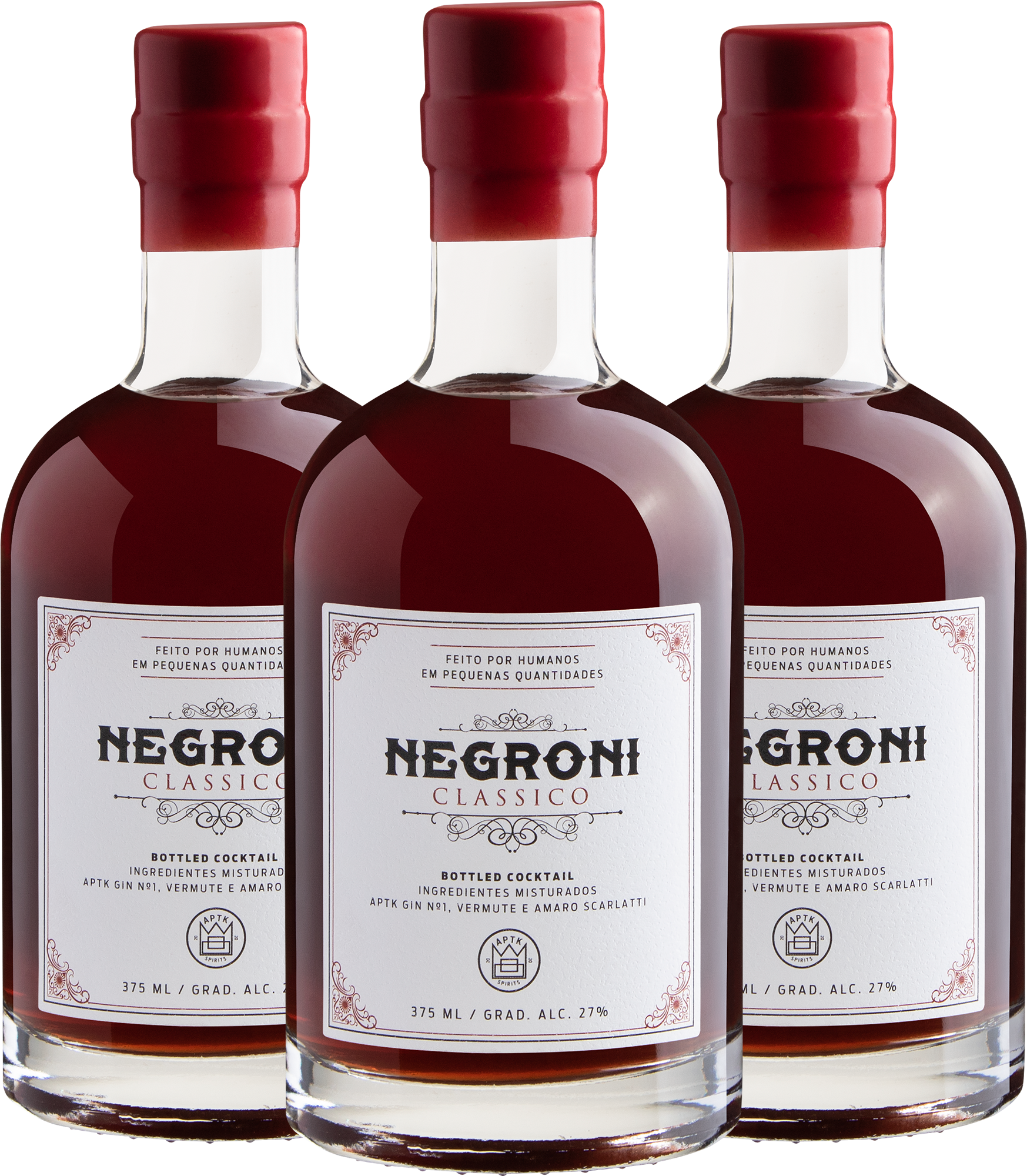 Kit 3 Negroni Classico Bottled Cocktail - 375mL
