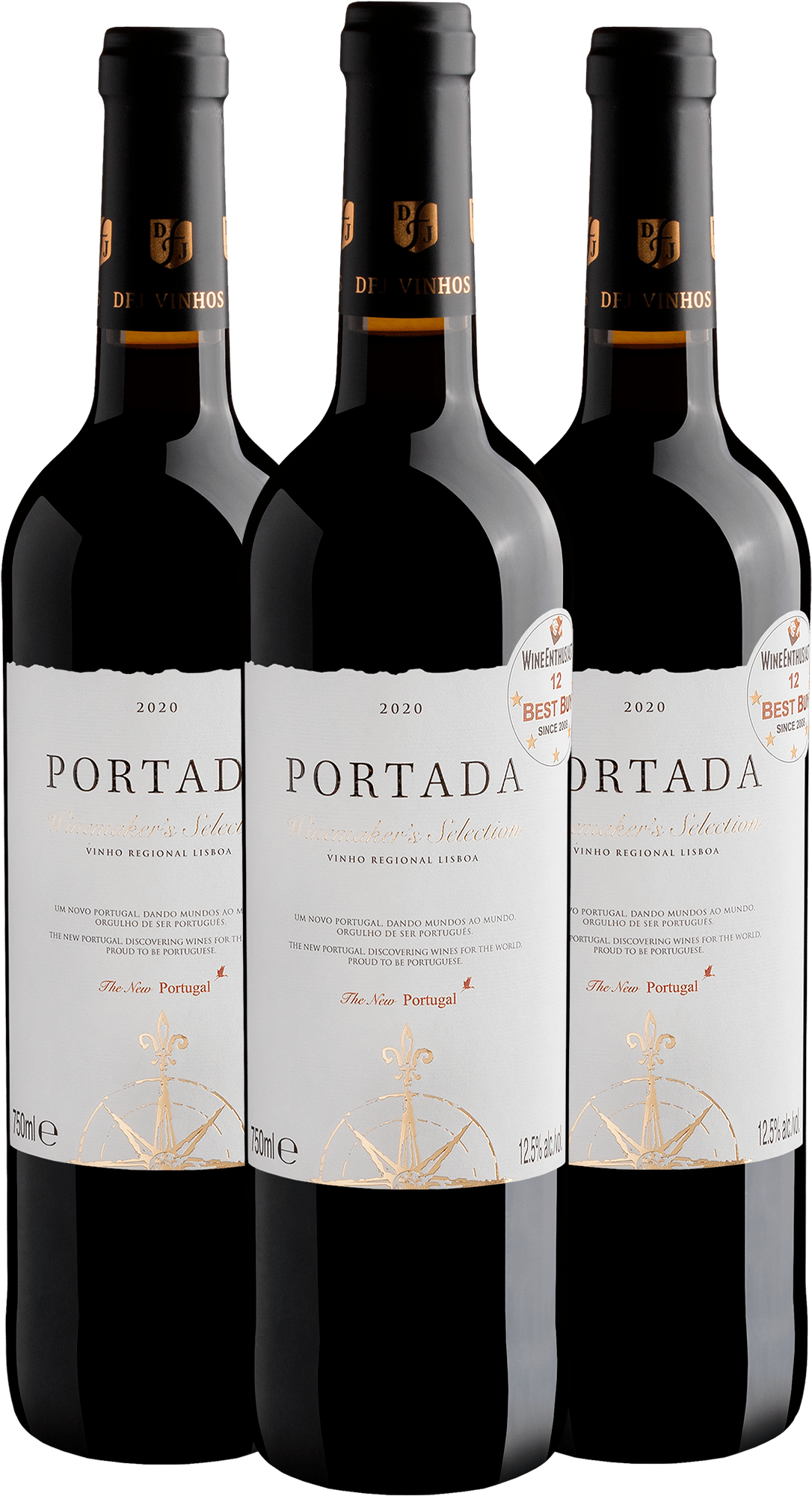 Kit 3 Portada Winemaker's Selection I R$49,90 cada garrafa