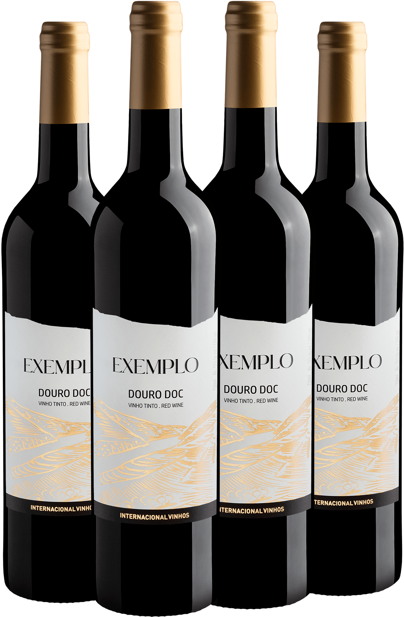 Kit 4 Exemplo Douro DOC por R$44,90 cada garrafa