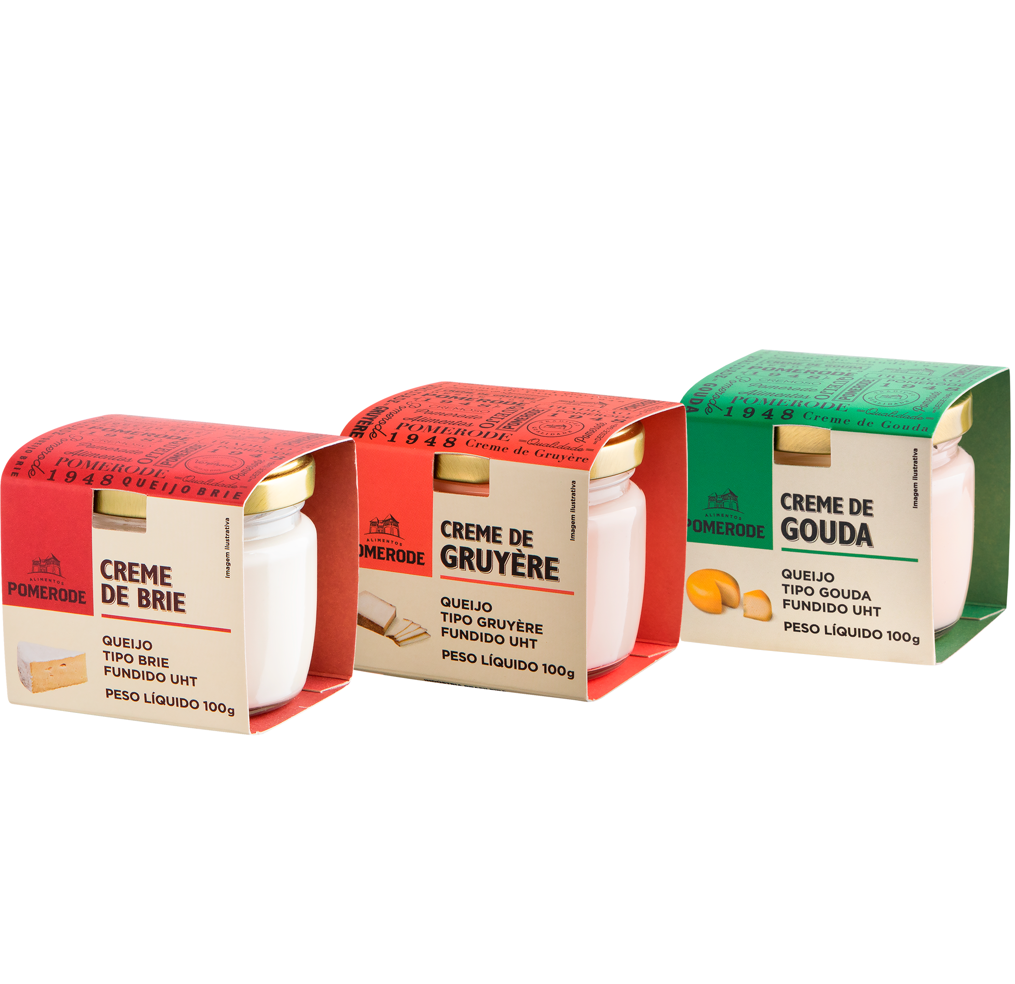 Kit 3 Cremes de Queijo Pomerode por R$29,90 cada