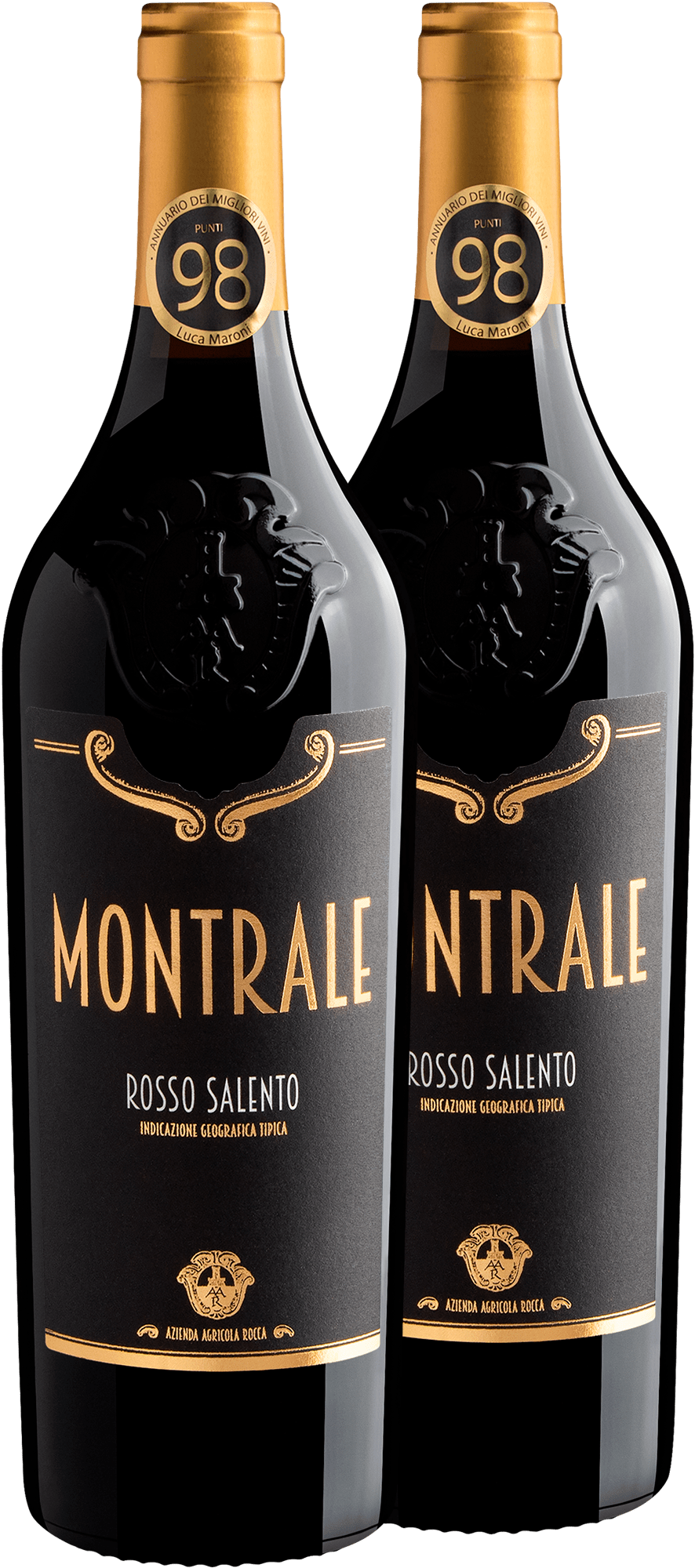Kit 2 Montrale Rosso Salento IGT por R$99,90 cada garrafa