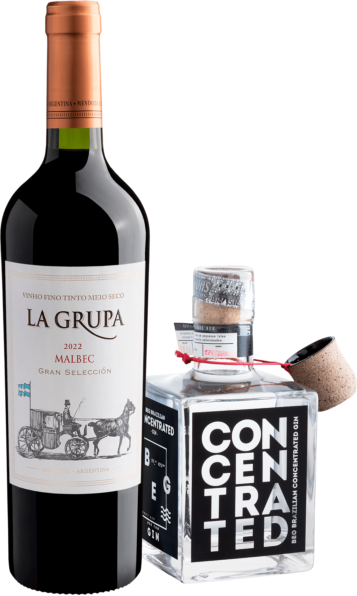Kit BEG Brazilian Concentrated Gin + Malbec