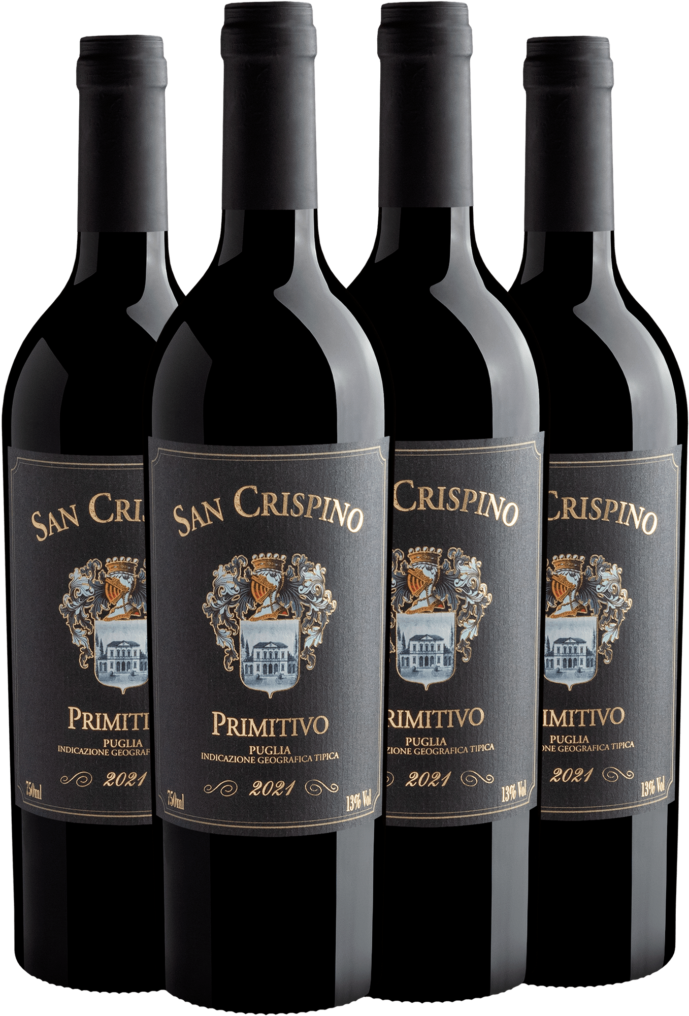 Kit 4 San Crispino in Fonteroma Primitivo por R$49,90 cada garrafa
