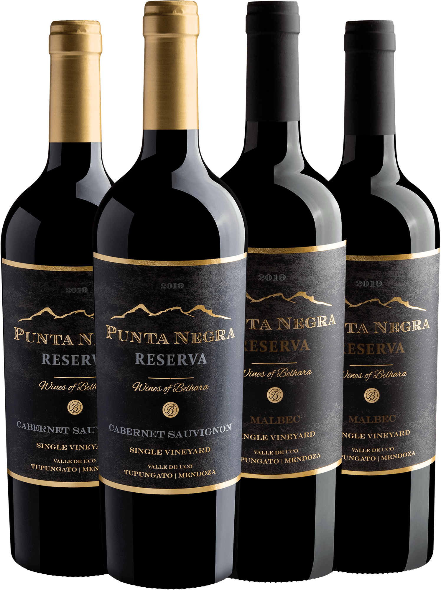 Kit Punta Negra Reserva: 2 Malbec + 2 Cabernet Sauvignon por R$59,90 cada garrafa + Frete Grátis*