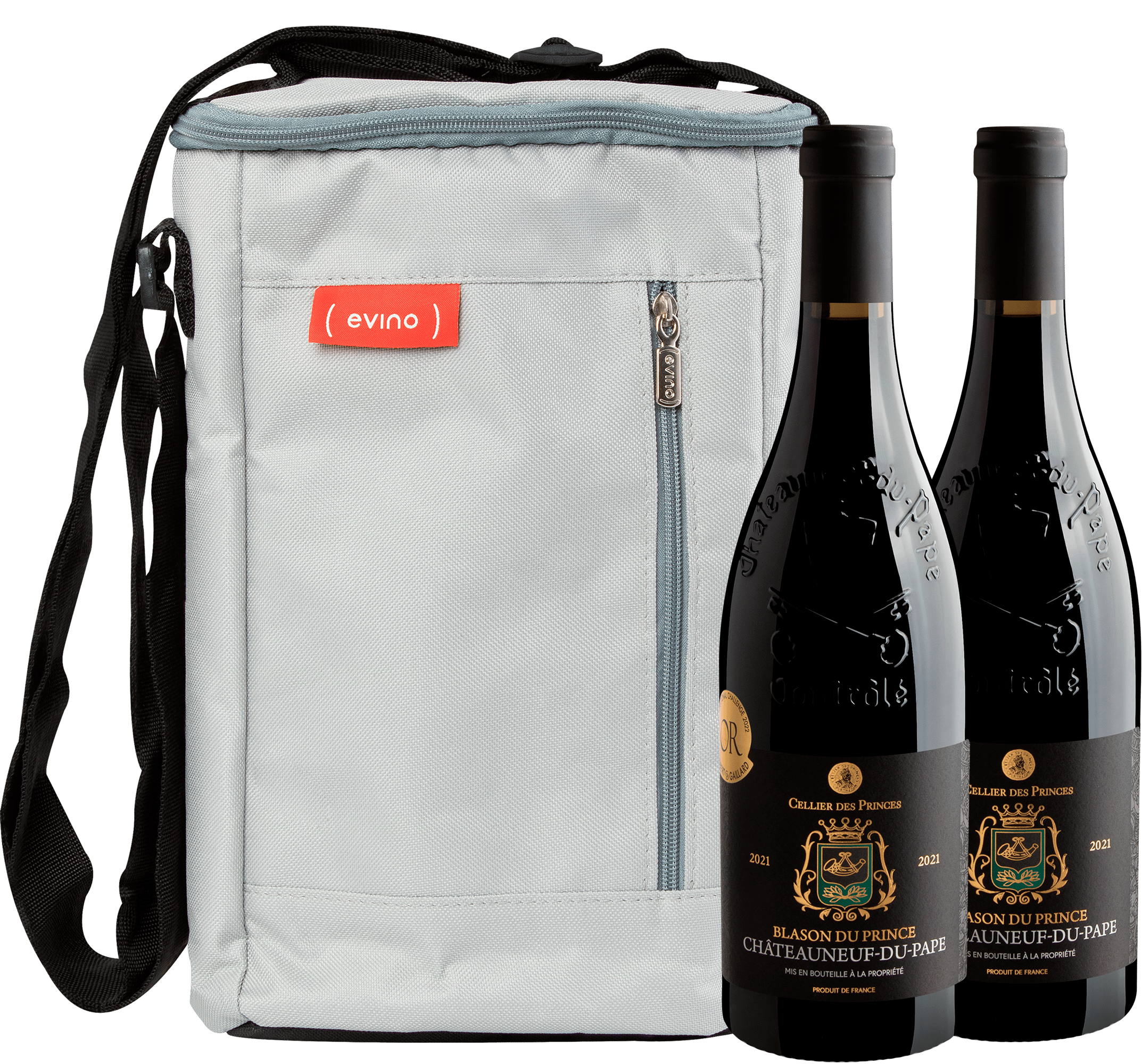 Kit 2 Châteauneuf-du-Pape + Bolsa Térmica Exclusiva