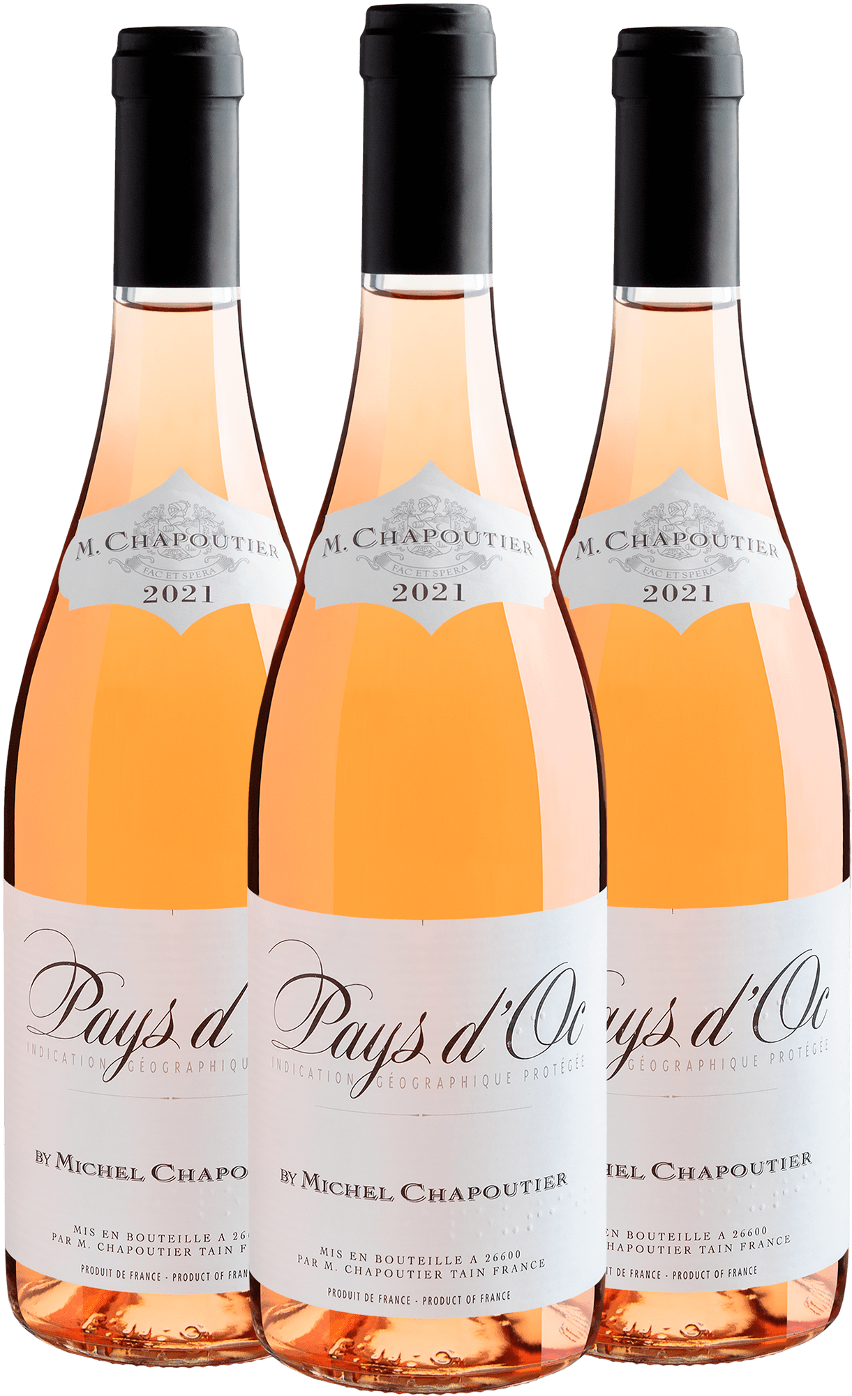Kit 3 M. Chapoutier Rosé Pays d'Oc por R$59,90 cada garrafa
