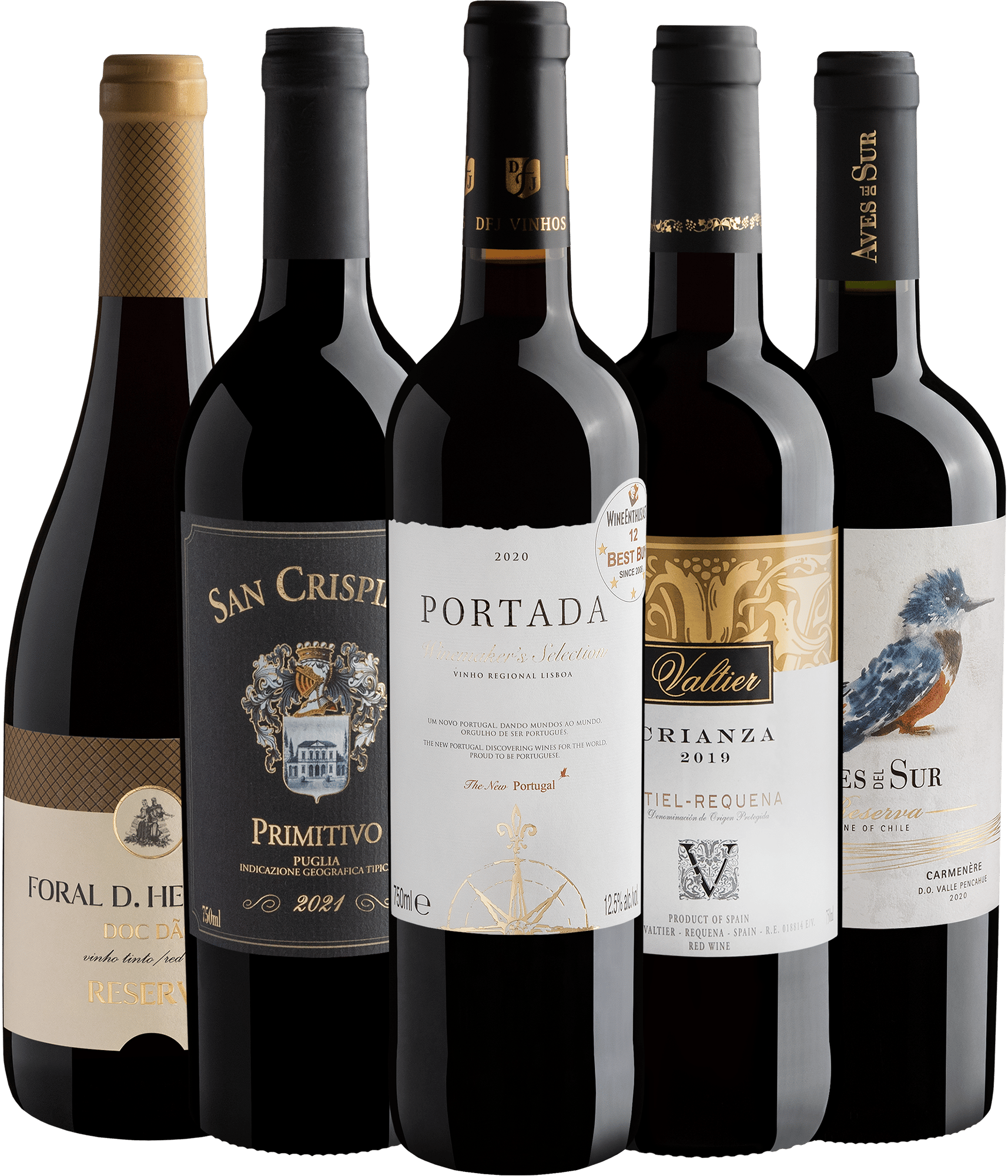 Kit 5 Best Sellers por R$39,90 cada garrafa + Frete Grátis*