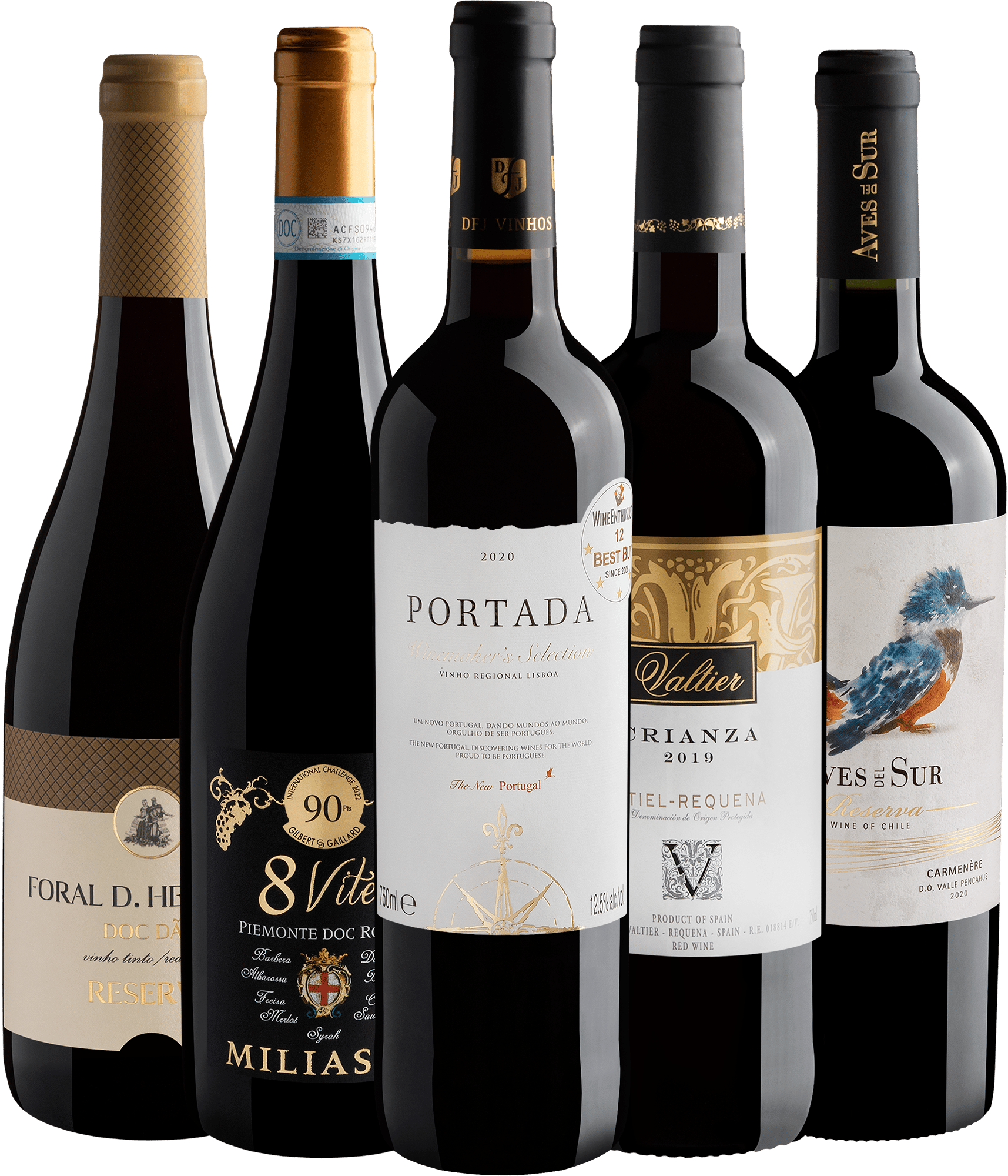 Kit 5 Best Sellers por R$39,90 cada garrafa + Frete Grátis*