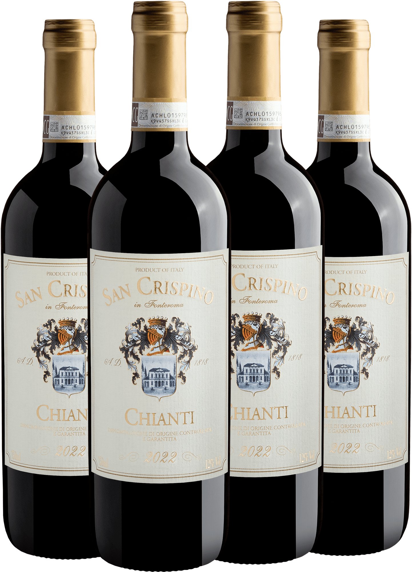 Kit 4 San Crispino in Fonteroma Chianti DOCG por R$49,90 cada garrafa