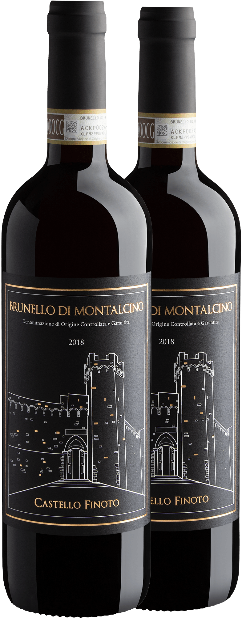 Kit 2 Castello Finoto Brunello di Montalcino DOCG por R$299,90 cada garrafa