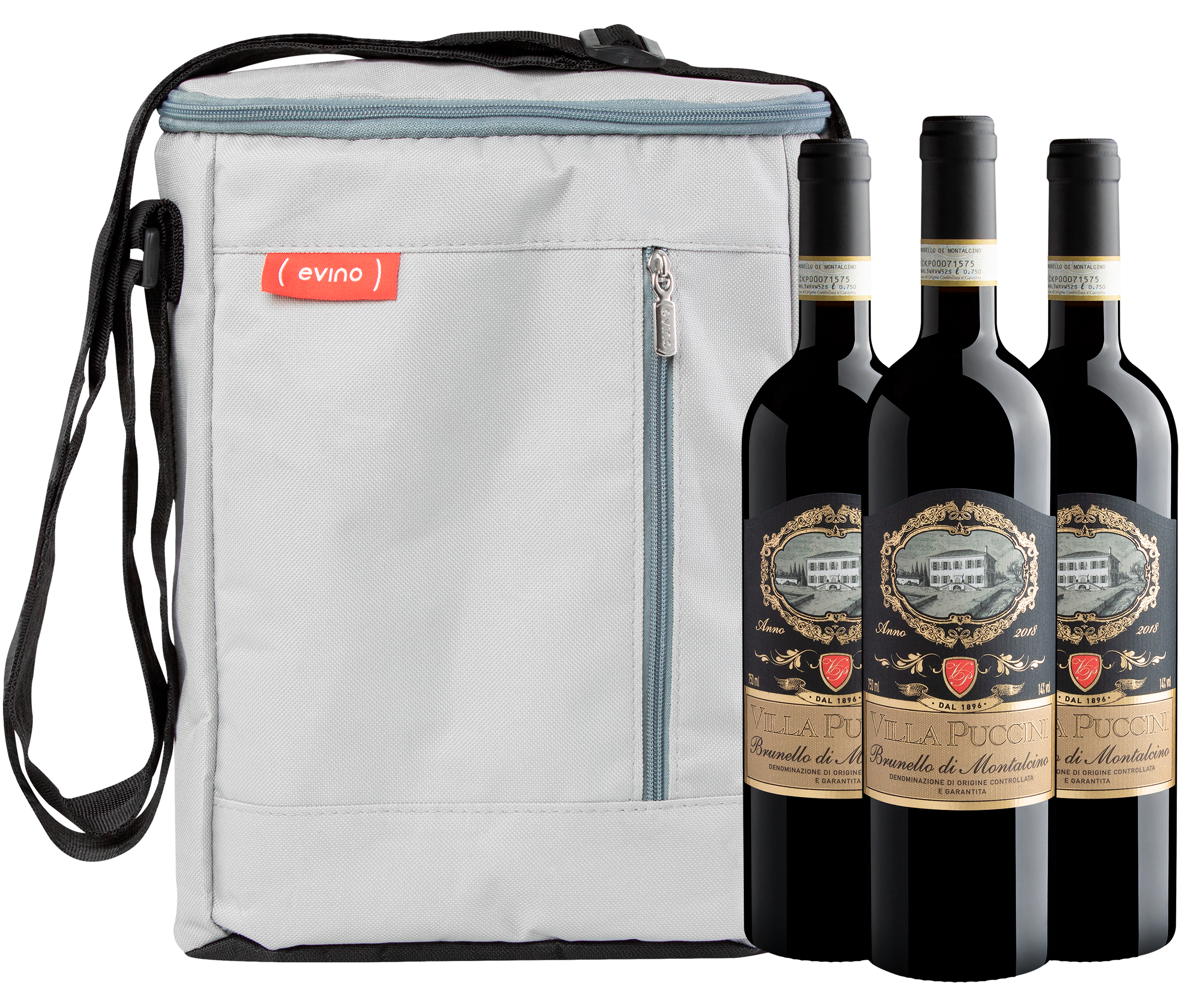 Kit 3 Villa Puccini Brunello di Montalcino + Bolsa Térmica + Frete Grátis*