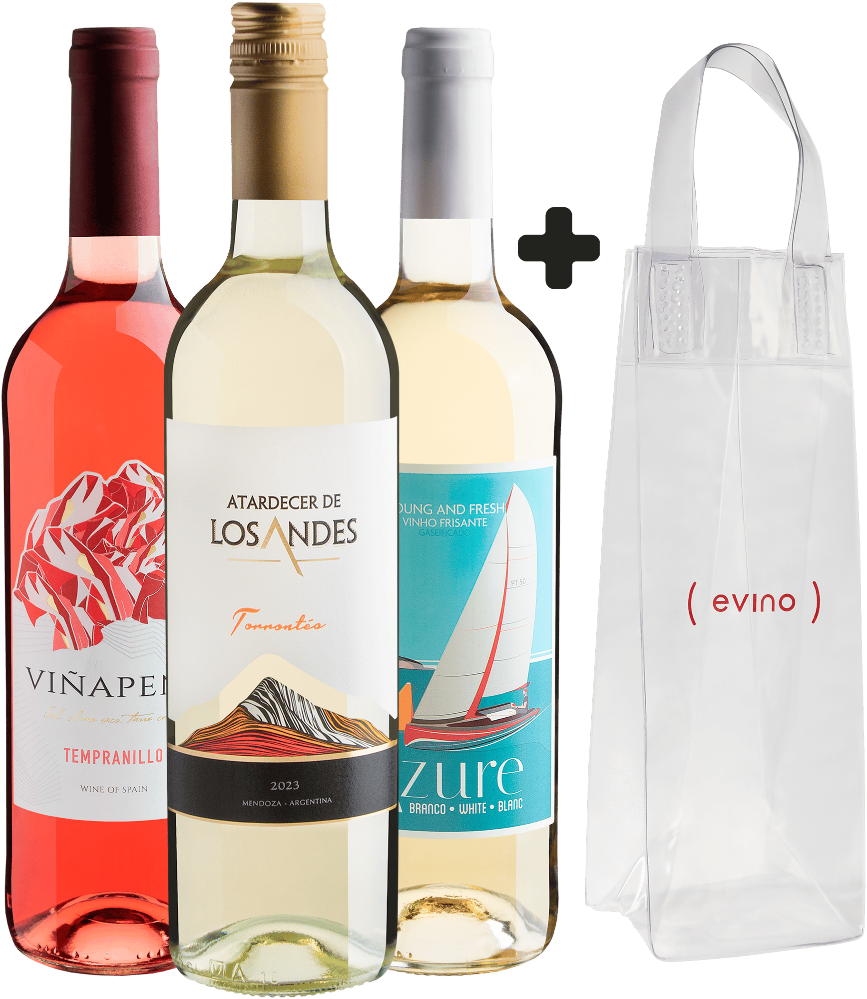 Kit 3 Vinhos Refrescantes + Ice bag