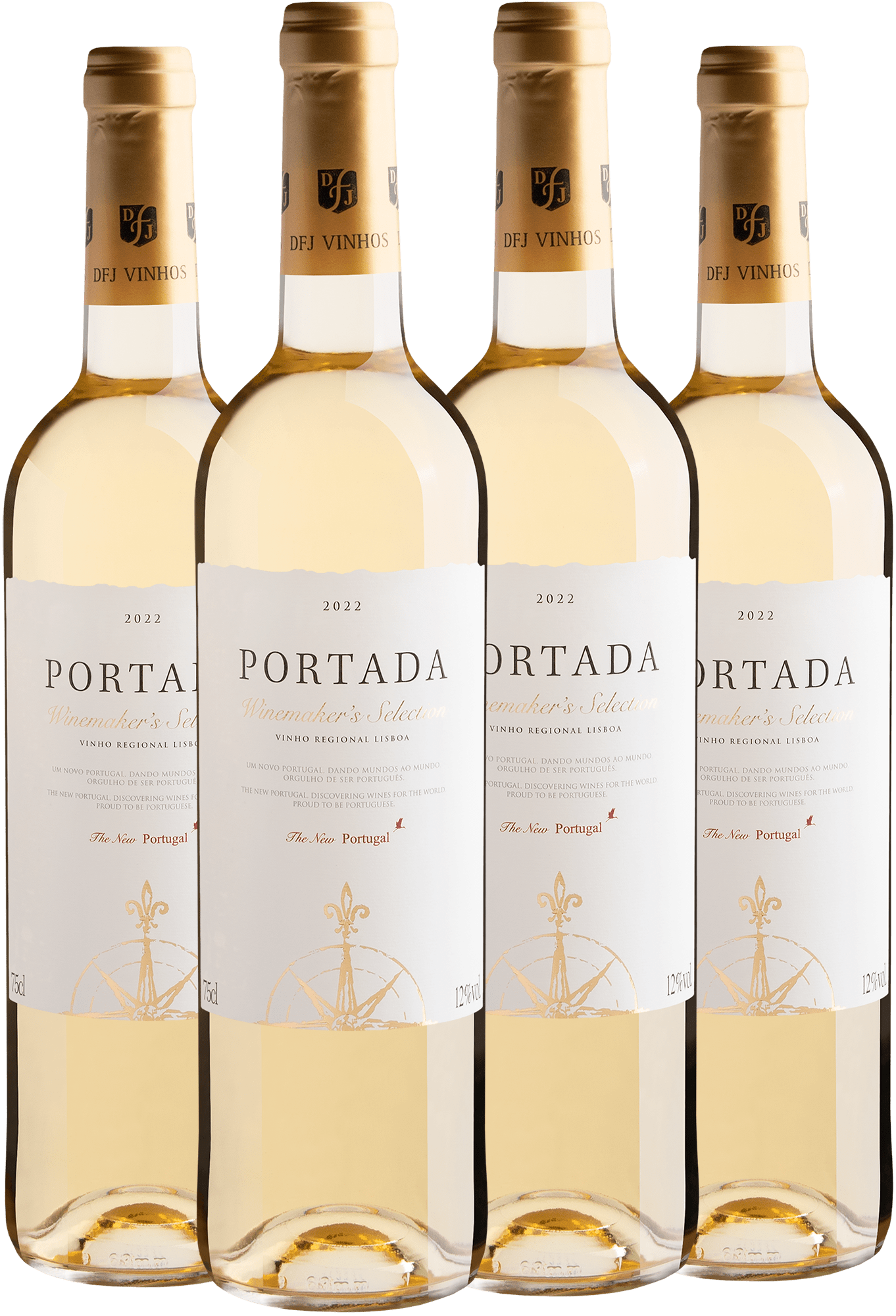 Kit 4 Portada Winemaker's Selection Branco por R$44,90 cada garrafa
