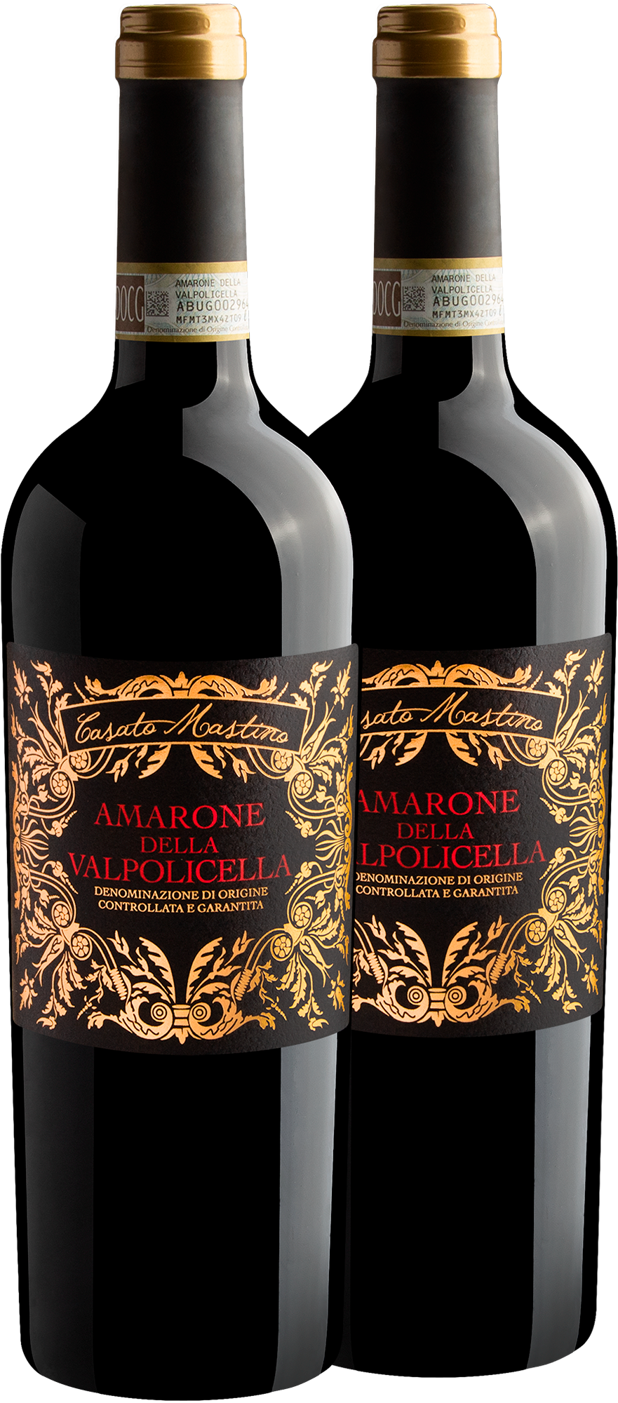 Kit 2 Casato Mastino Amarone della Valpolicella DOCG por R$229,90 cada garrafa