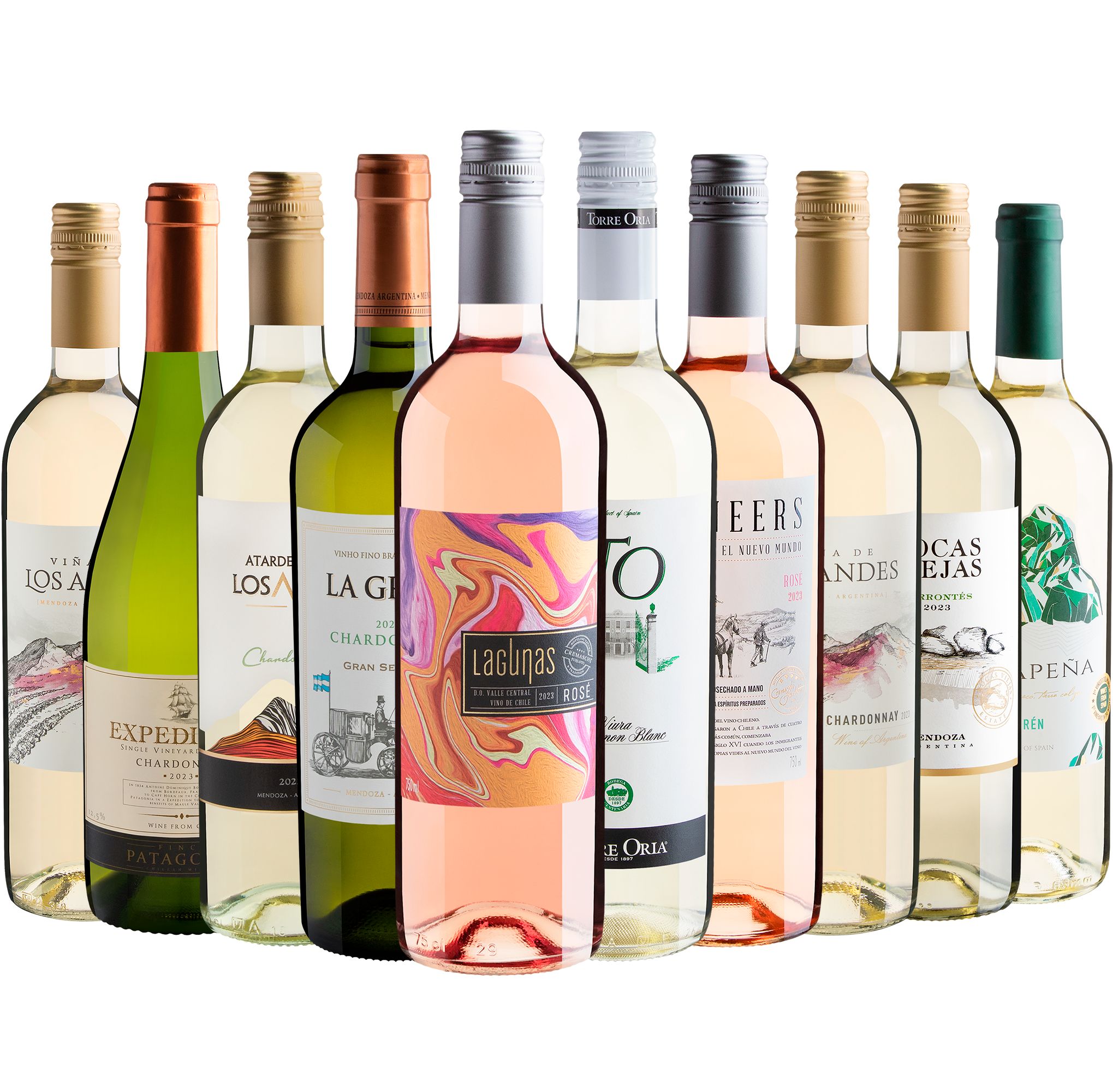 Kit 10 Vinhos Refrescantes por R$27,90 cada garrafa + Frete Grátis*
