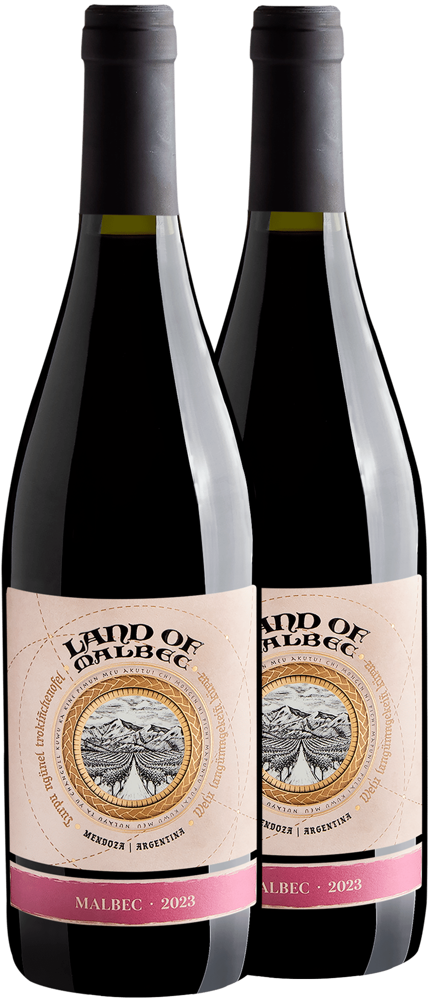 Kit 2 Land of Malbec Malbec por R$79,90 cada garrafa