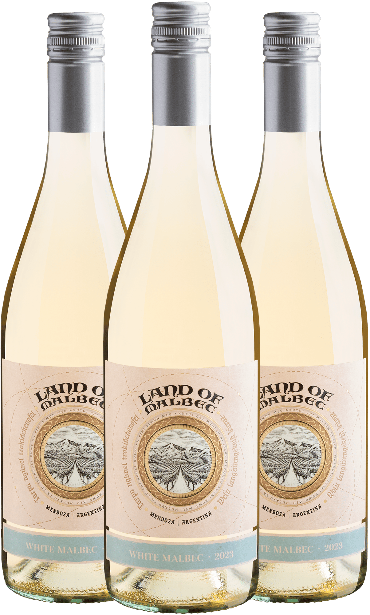Kit 3 Land of Malbec White Malbec por R$49,90 cada garrafa