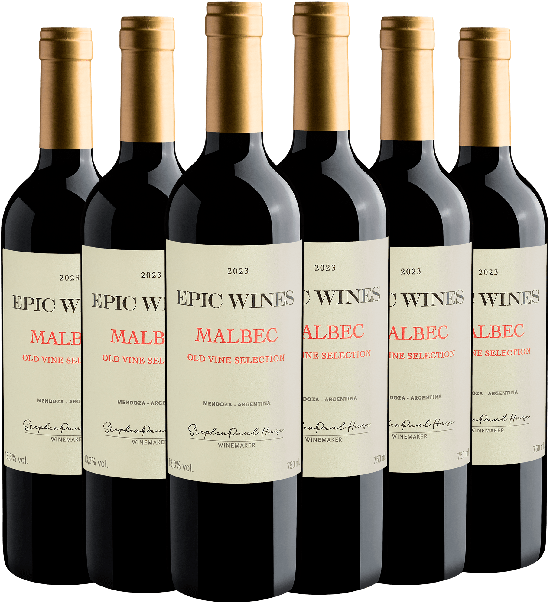 Kit 6 Belhara Estate Epic Wines Malbec Old Vine Selection