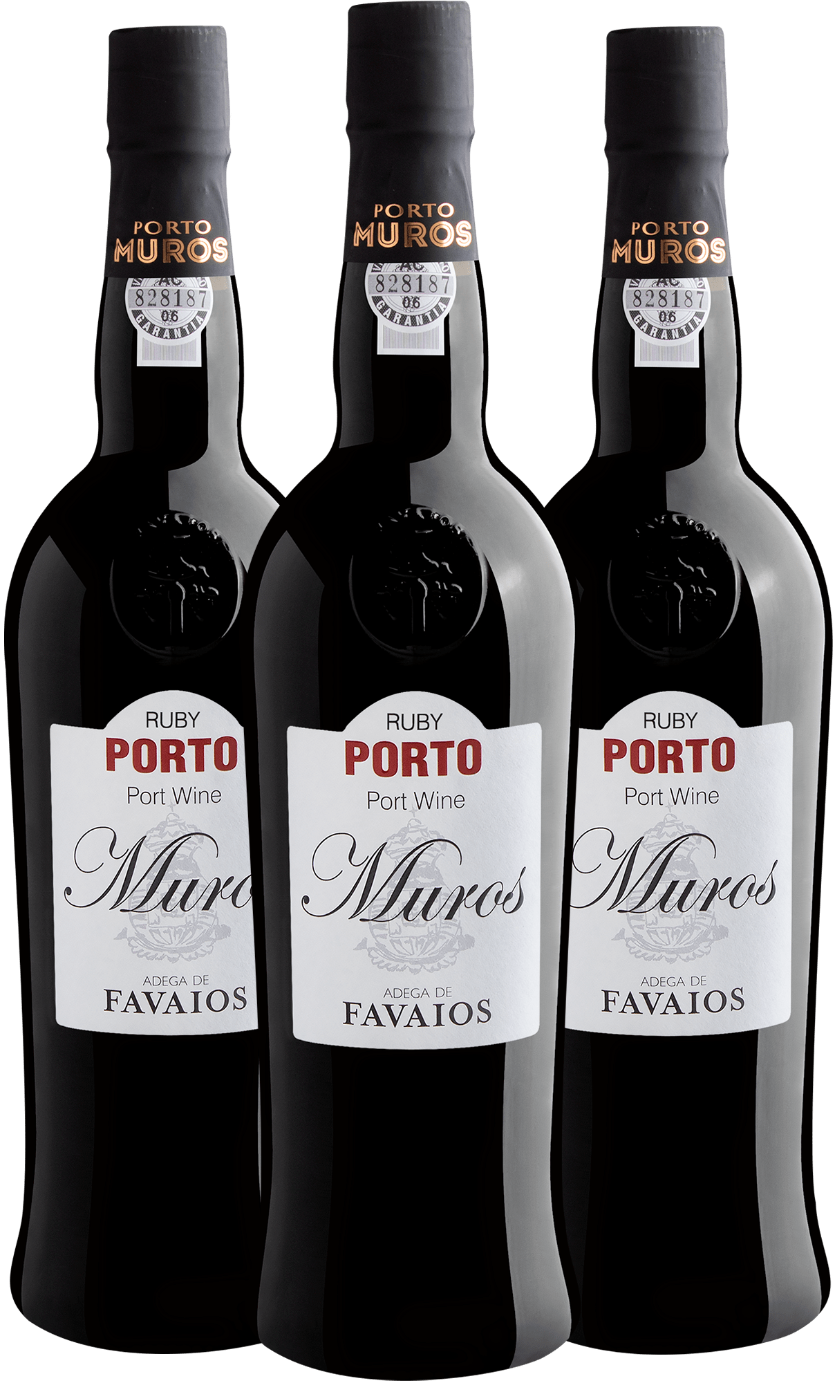 Kit 3 Muros Porto Ruby por R$79,90 cada garrafa